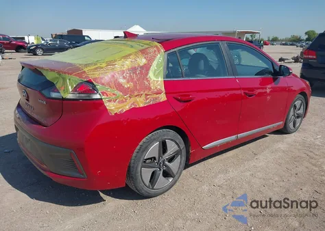 2021 Hyundai Ioniq Hybrid Sel из США, поврежденный, VIN KMHC85LC3MU255826